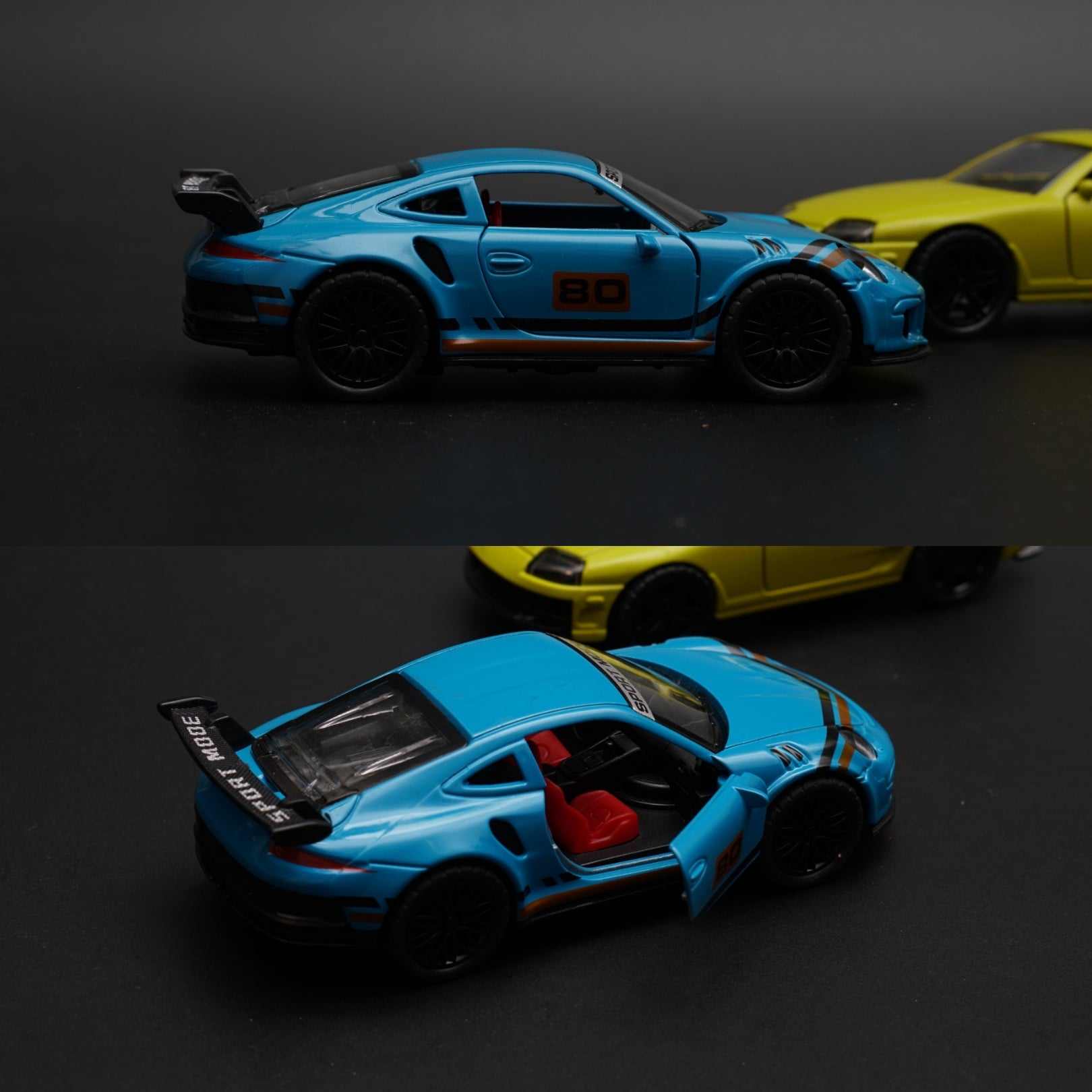 1:36 Supra , Porsche Diecast Combo -  Kunju Vandi  