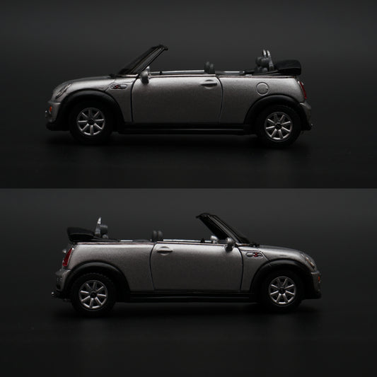 1:28 kinsmart Mini Cooper S Convertible (Grey) -  Kunju Vandi  