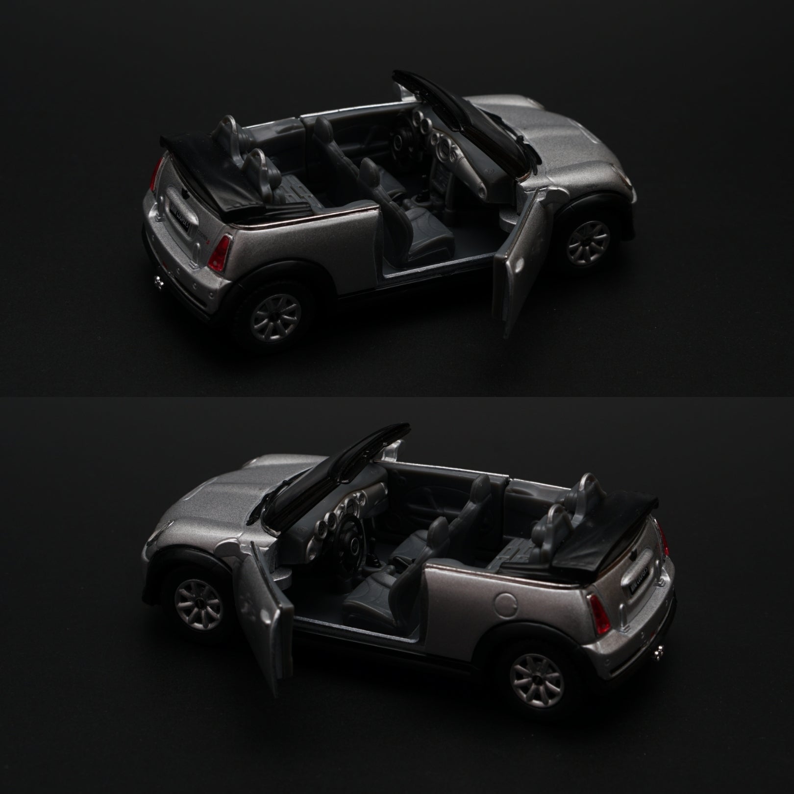 1:28 kinsmart Mini Cooper S Convertible (Grey) -  Kunju Vandi  