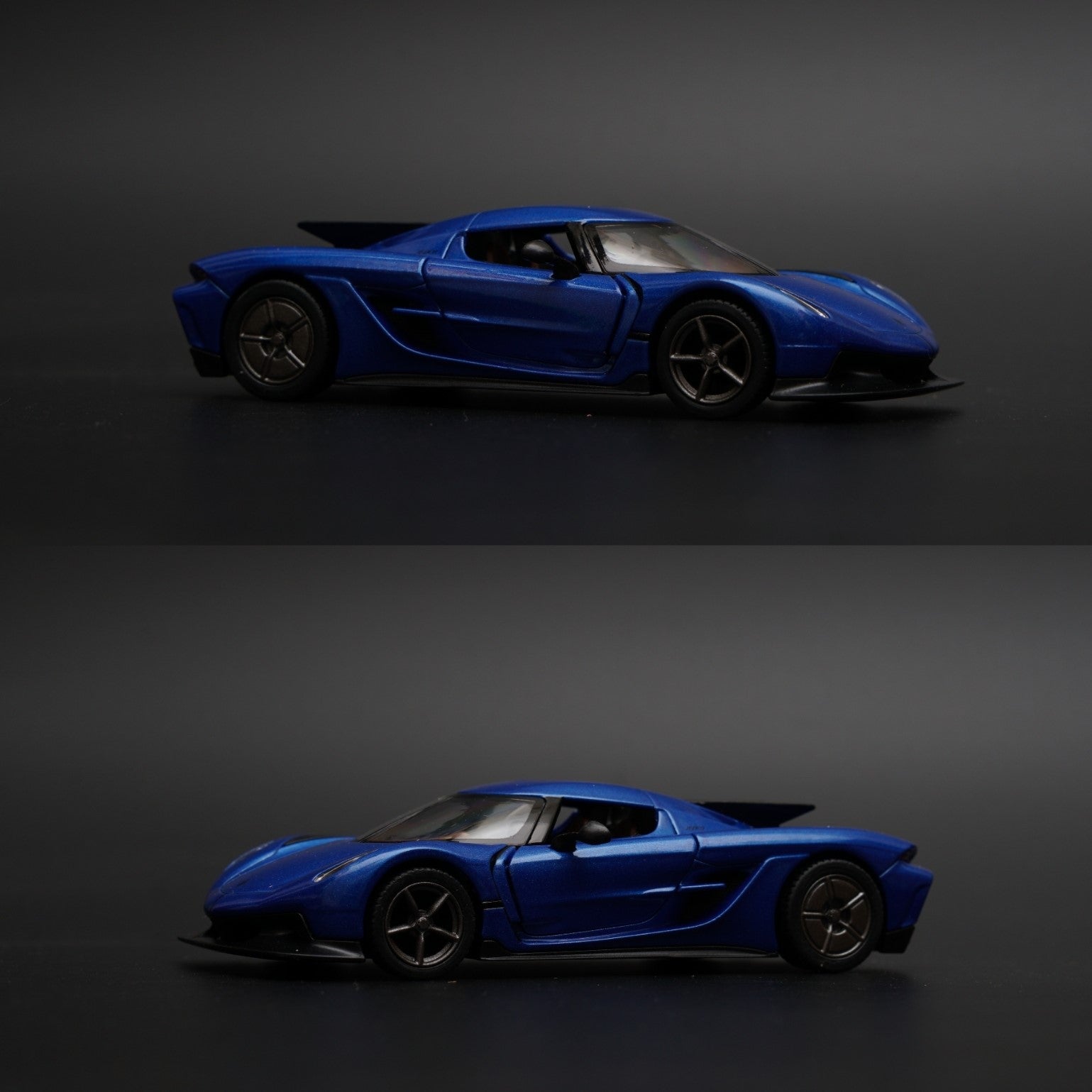 1:36 kinsmart Koenigsegg Jesko Absolut (Blue) -  Kunju Vandi  