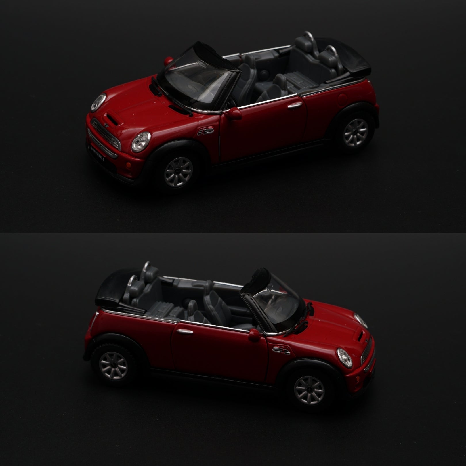 1:28 kinsmart Mini Cooper S Convertible (Red) -  Kunju Vandi  