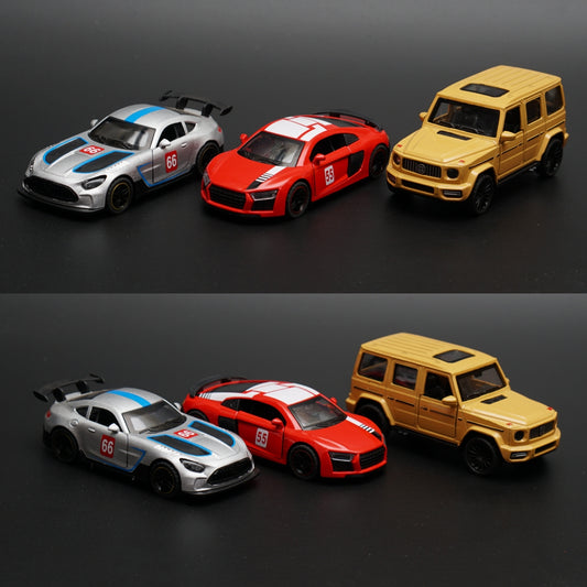 1:43 Gwagon , AMG GT, Audi Diecast Combo -  Kunju Vandi  