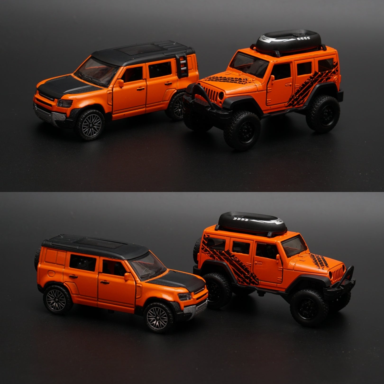 1:36 Jeep , Defender Diecast Combo -  Kunju Vandi  