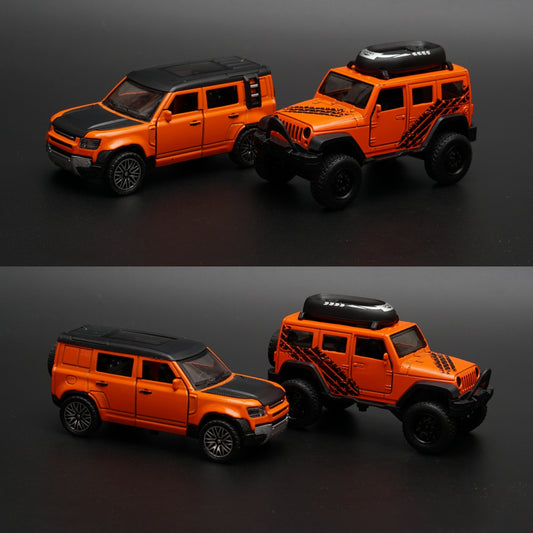 1:36 Jeep , Defender Diecast Combo -  Kunju Vandi  