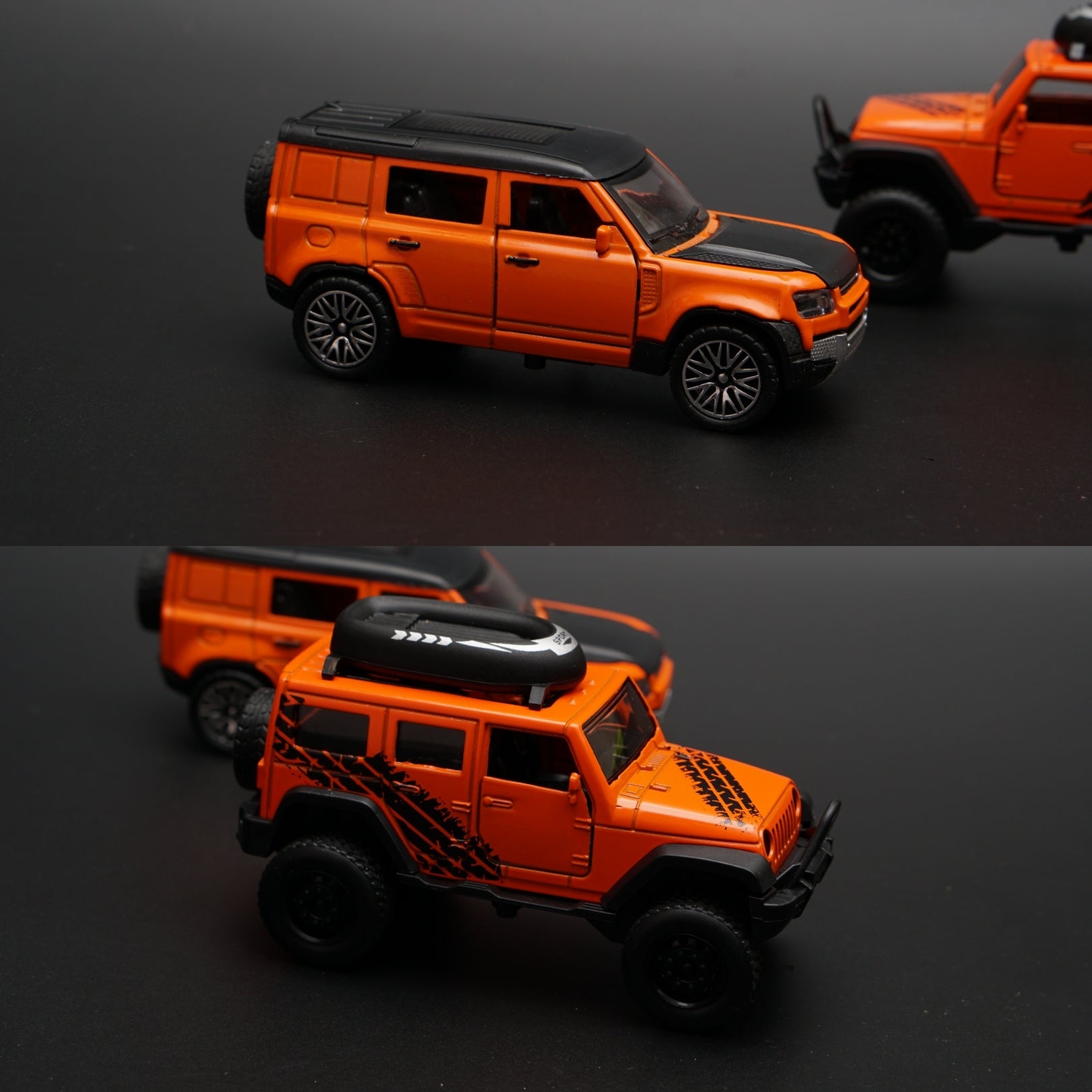 1:36 Jeep , Defender Diecast Combo -  Kunju Vandi  