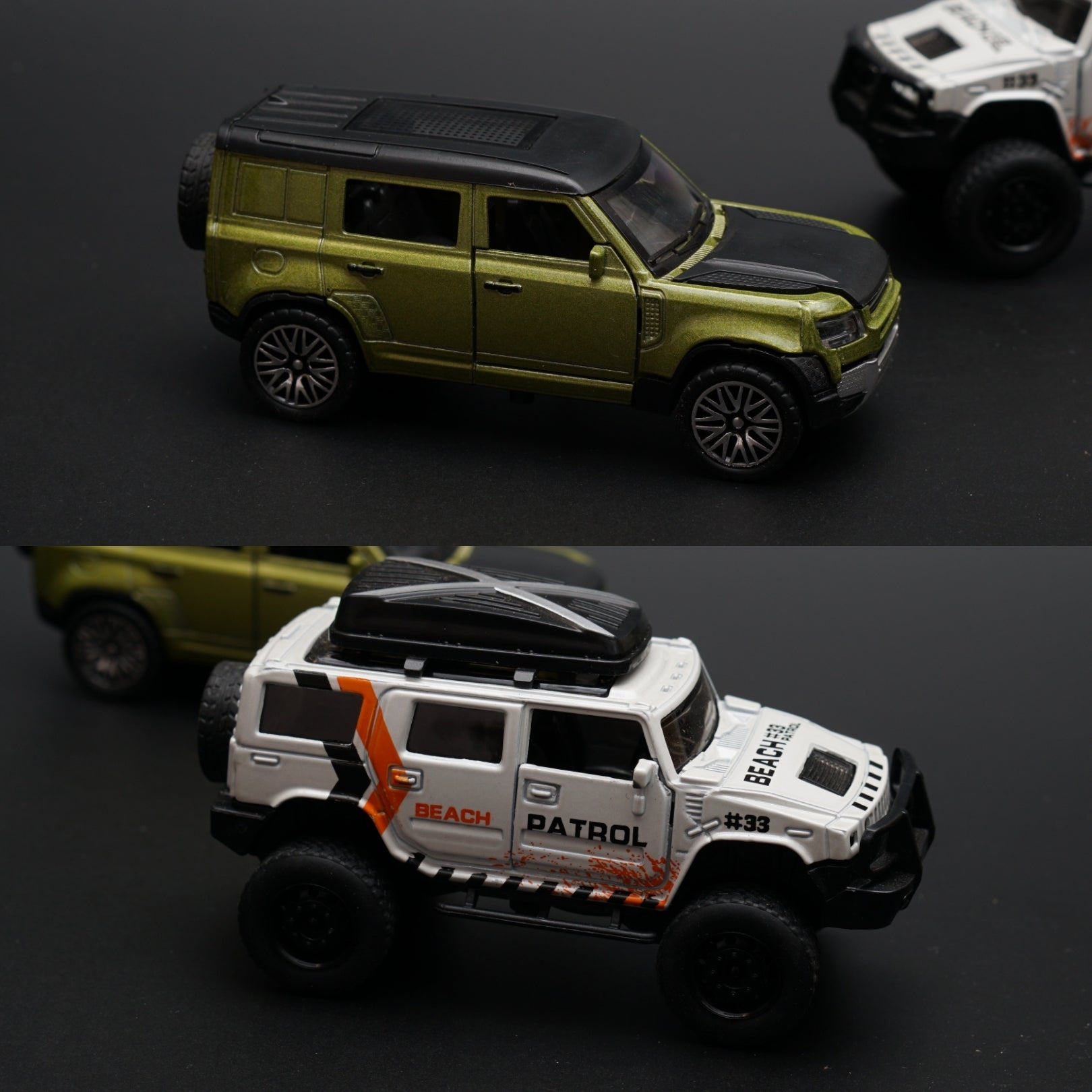 1:36 Hummer , Defender Diecast Combo -  Kunju Vandi  