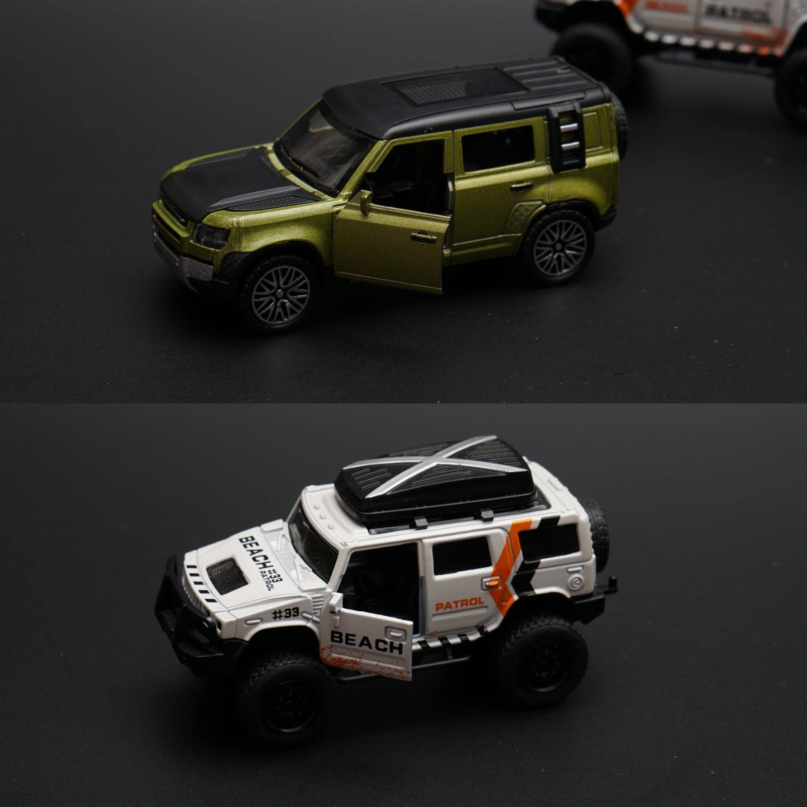 1:36 Hummer , Defender Diecast Combo -  Kunju Vandi  