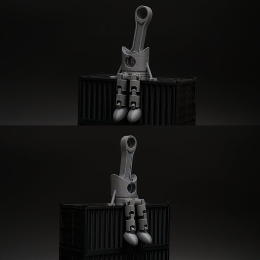 Articulated Piston For Any Space (Grey) -  Kunju Vandi  