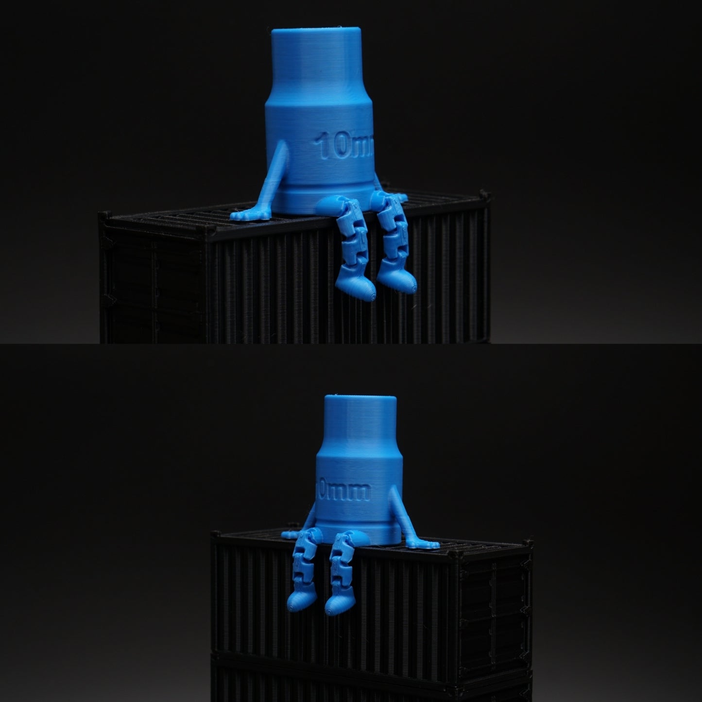 Articulated Socket For Any Space (Blue) -  Kunju Vandi  