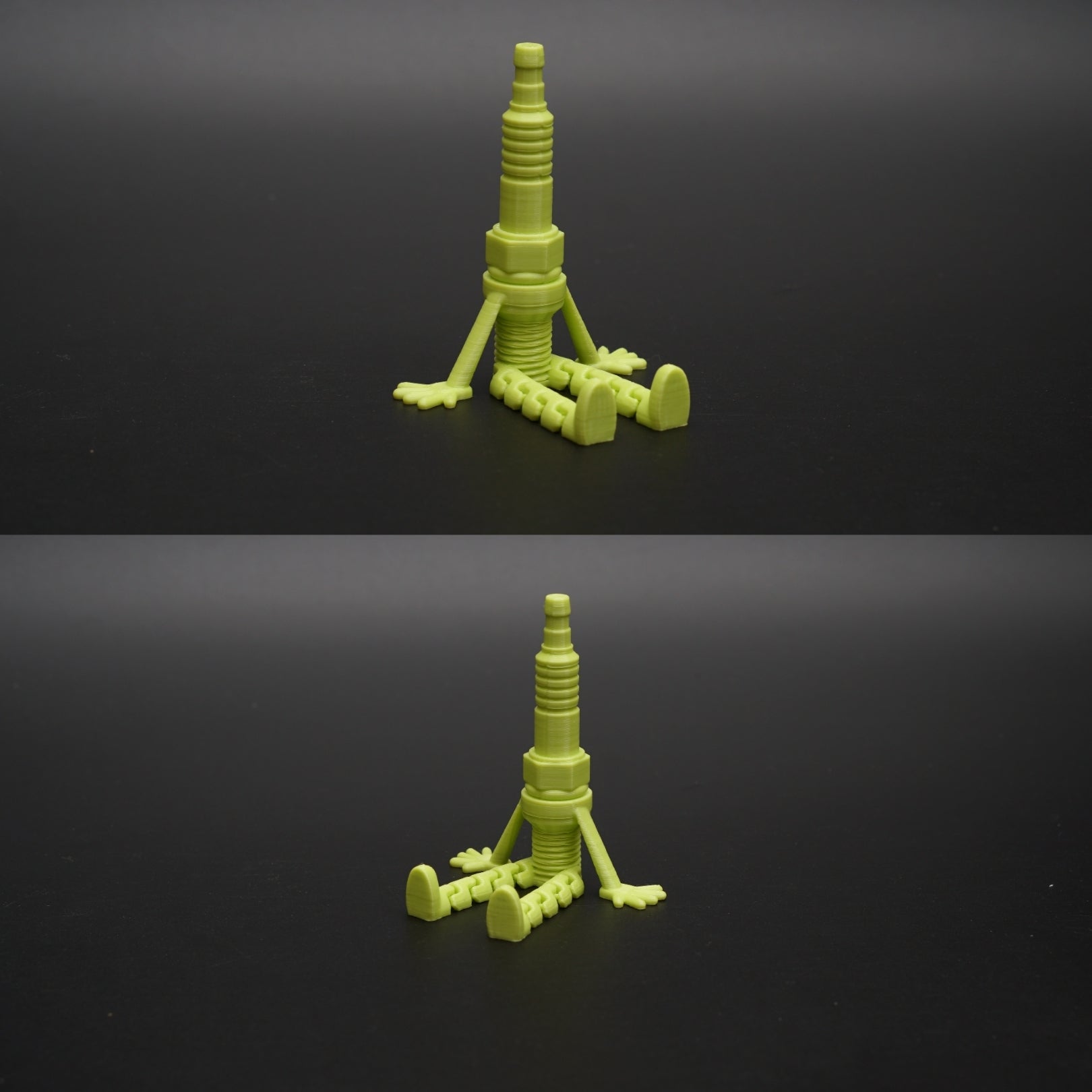 Articulated Spark Plug For Any Space (Green) -  Kunju Vandi  