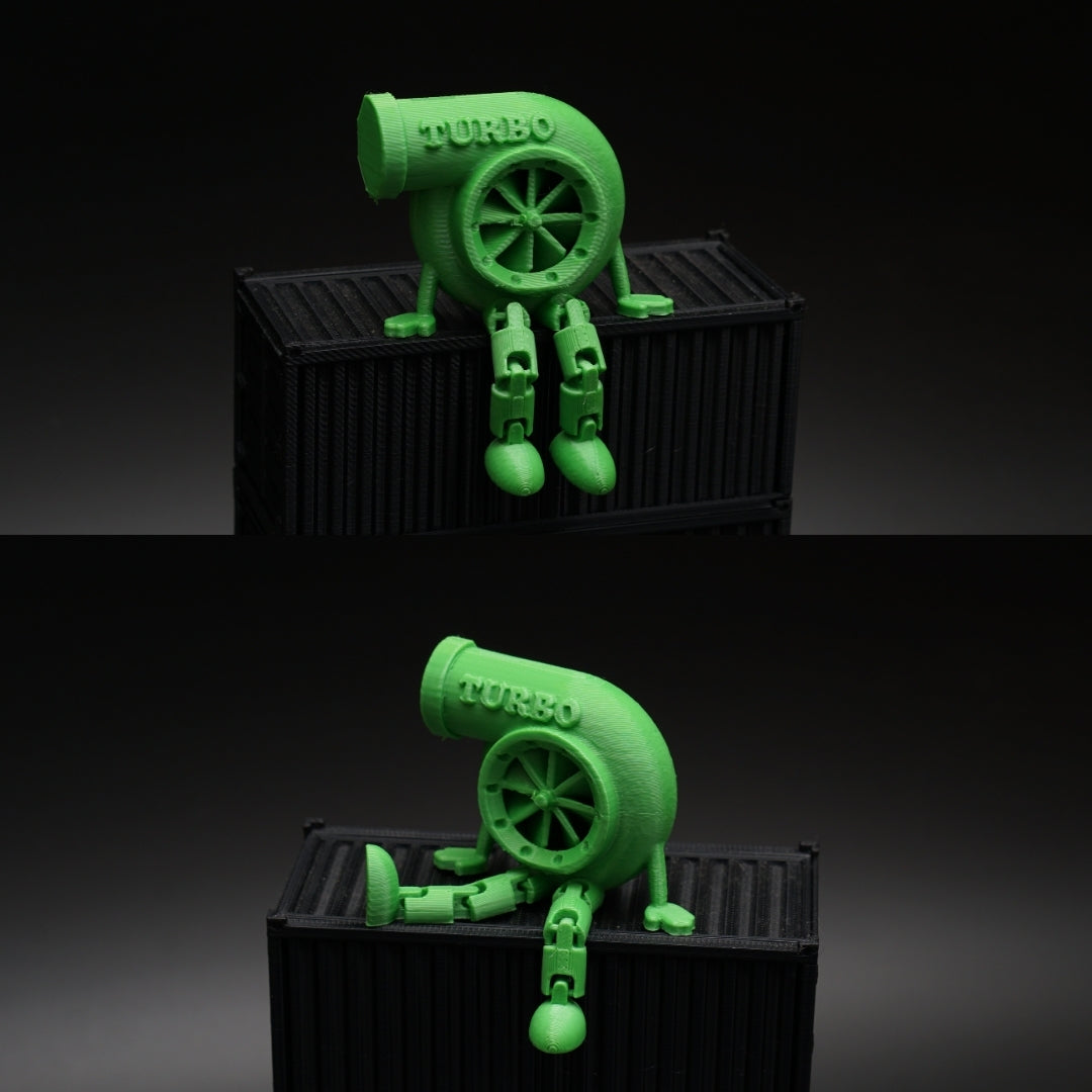 Articulated Turbo For Any Space (Green) -  Kunju Vandi  