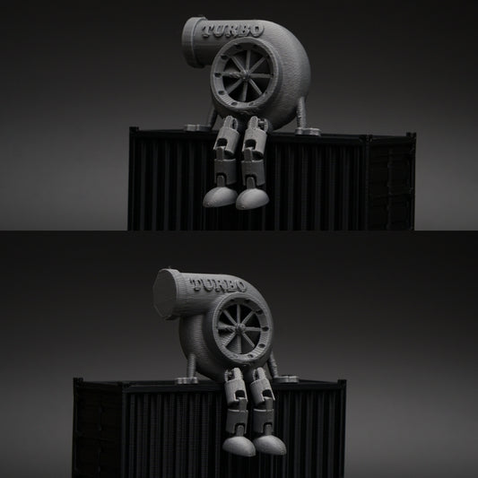 Articulated Turbo For Any Space (Grey) -  Kunju Vandi  