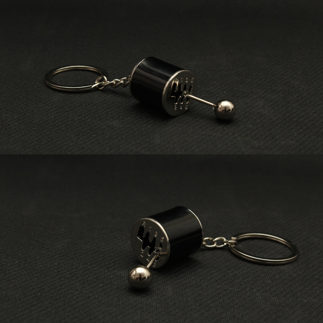 Car parts Keychain (Metal) Gear (Black) -  Kunju Vandi  