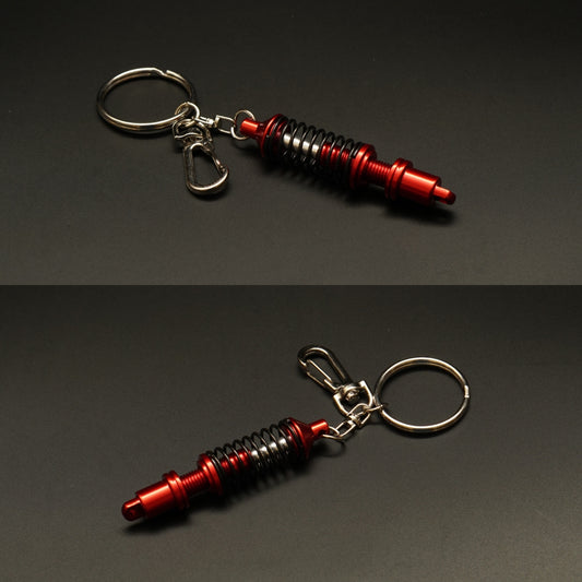 Car parts Keychain Suspension (Red) -  Kunju Vandi  