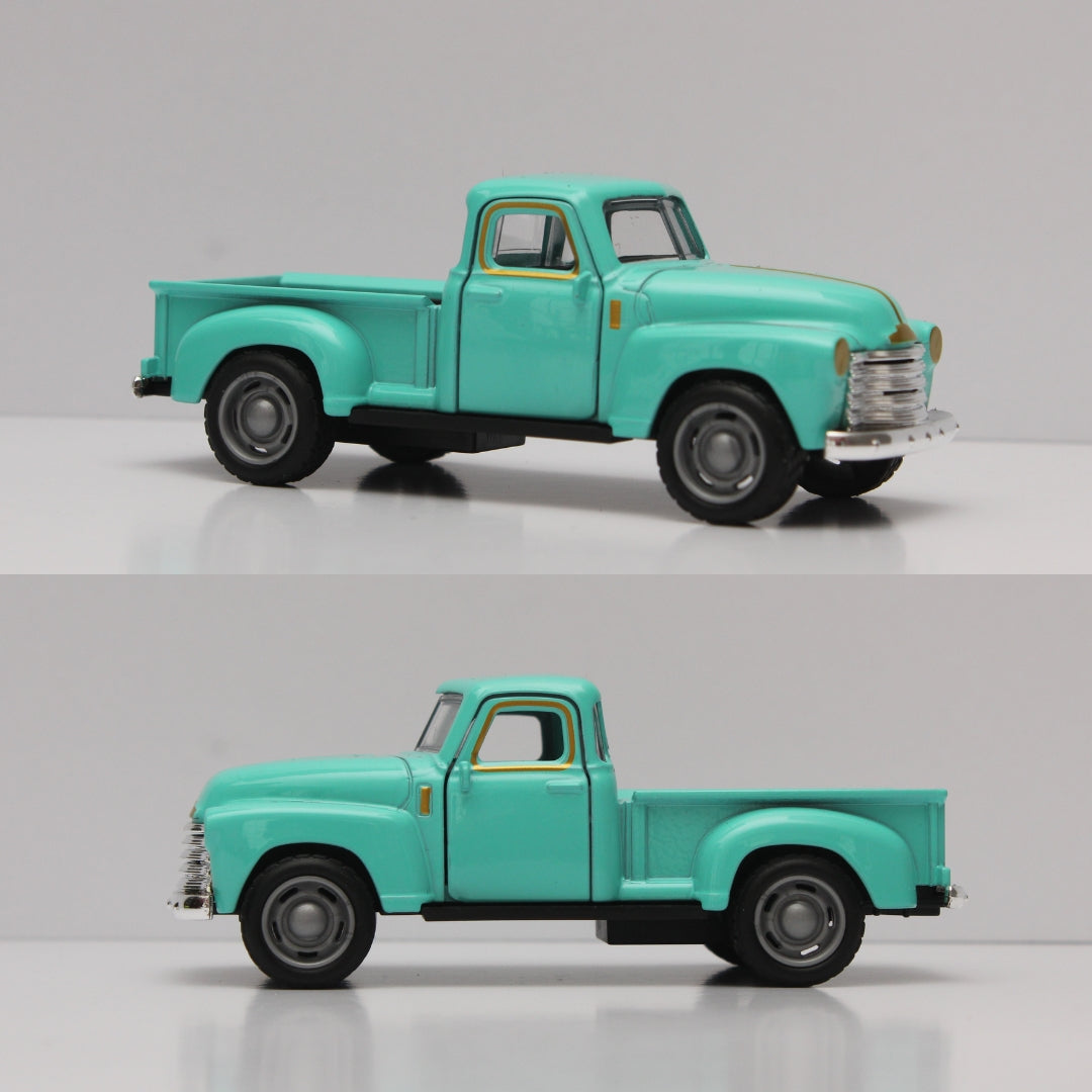 Chevy Pickup Truck Diecast Green -  Kunju Vandi  