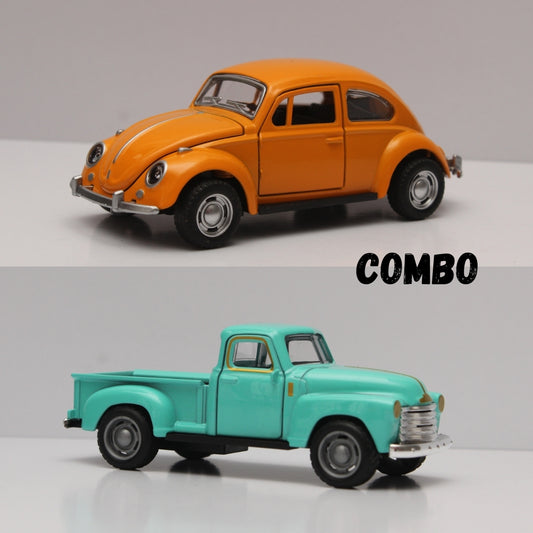 Beetle , Chevy Pickup Diecast Combo