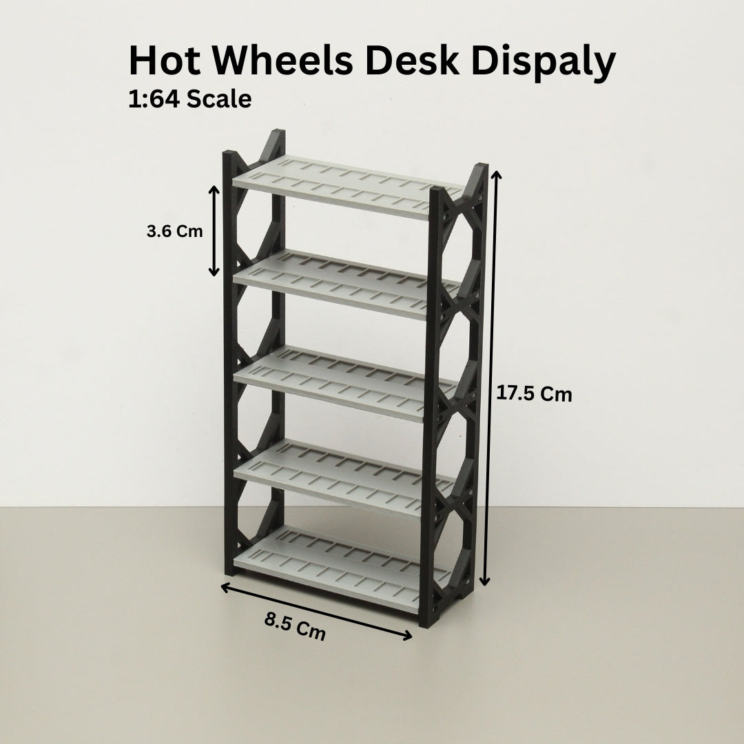 1:64 Scale Desk Display (Hotwheels Size)