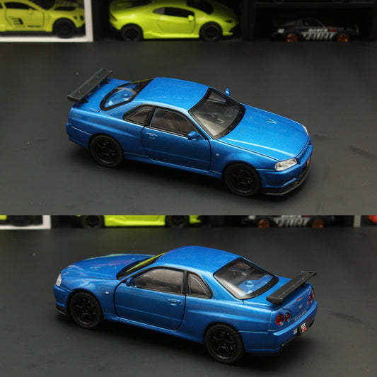 1:32 Nissan GTR R34 , (Blue)