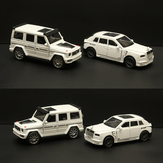 1:36 Rolls Royce Cullinan, Gwagon Diecast Combo