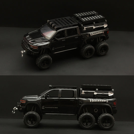 1:32 Ram 6X6 Truck Diecast Black