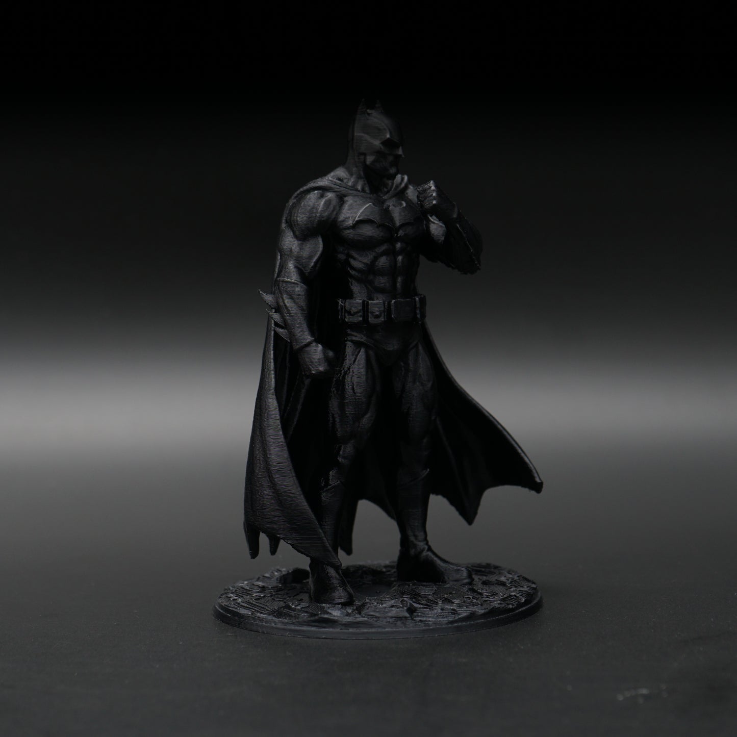 Bat Hero Collectible Statue | 13cm Detailed Sculpt | Dark Cape Design