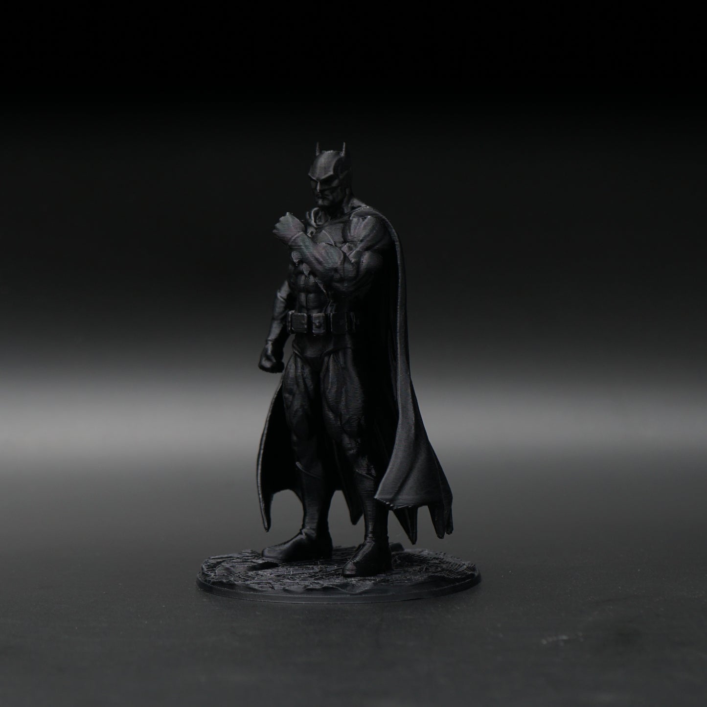 Bat Hero Collectible Statue | 13cm Detailed Sculpt | Dark Cape Design