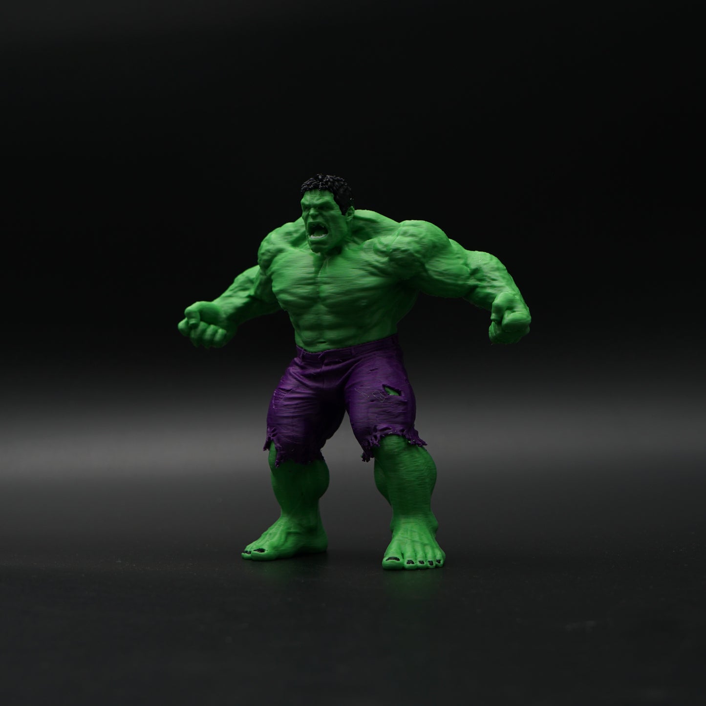 Green Colossus Statue | Roaring Battle Pose | 12cm Collectible Figure