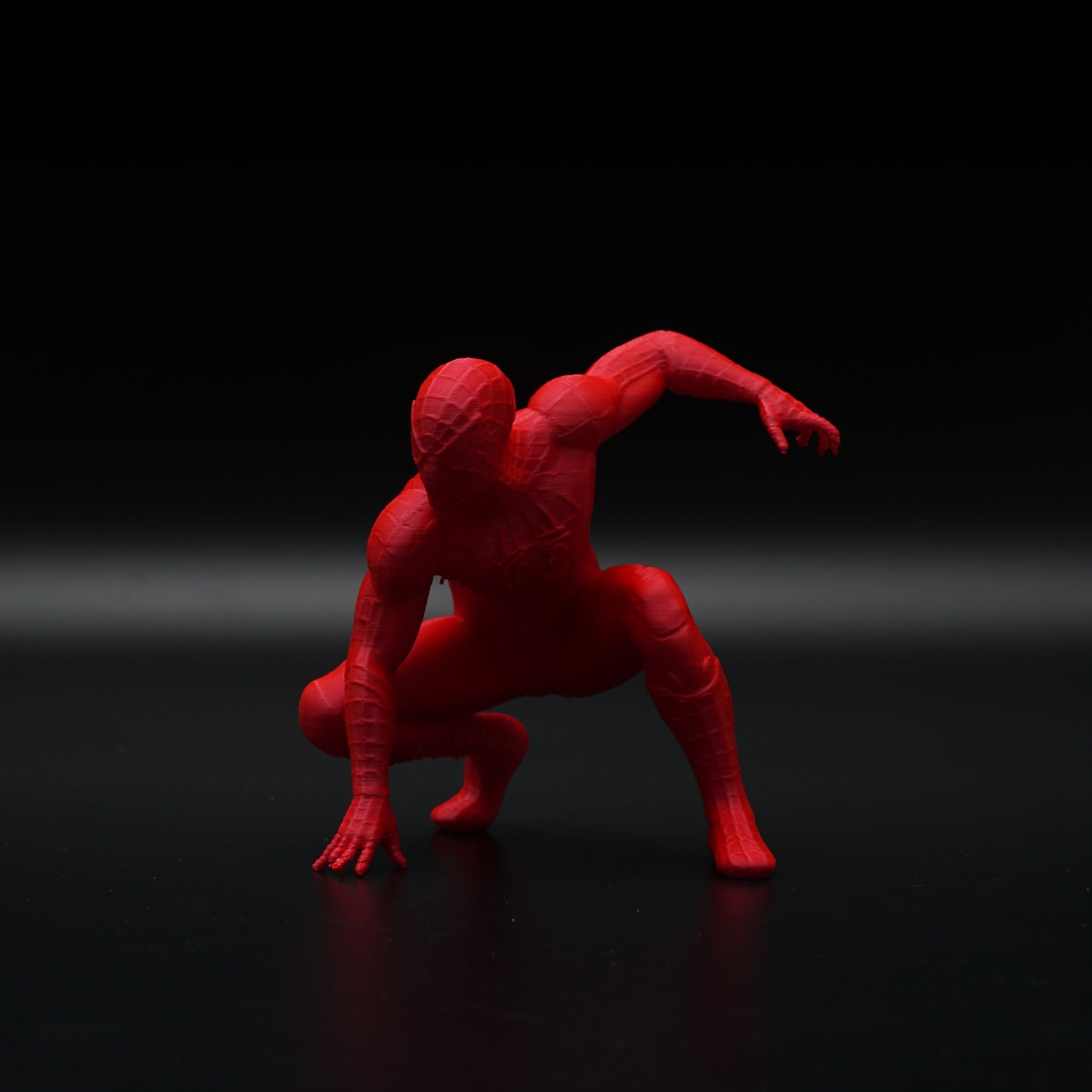 Custom Spider-Man Style Statue | Textured Suit | Action Pose Collectible
