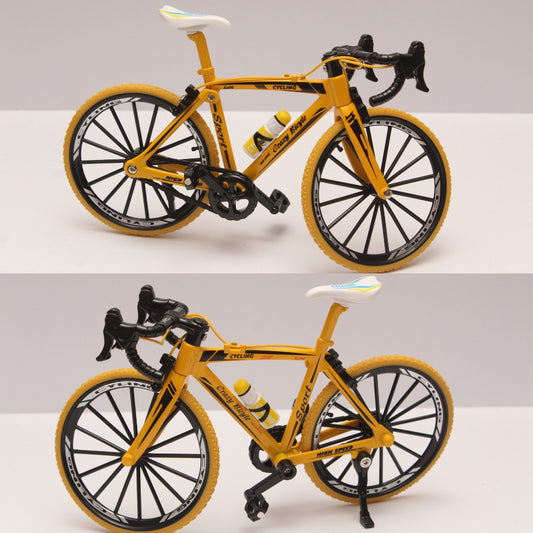 Diecast Cycle Yellow -  Kunju Vandi  
