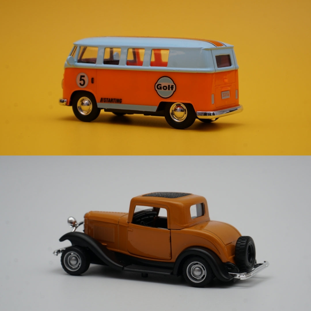 Ford , Volkswagen Classic Diecast Combo -  Kunju Vandi  