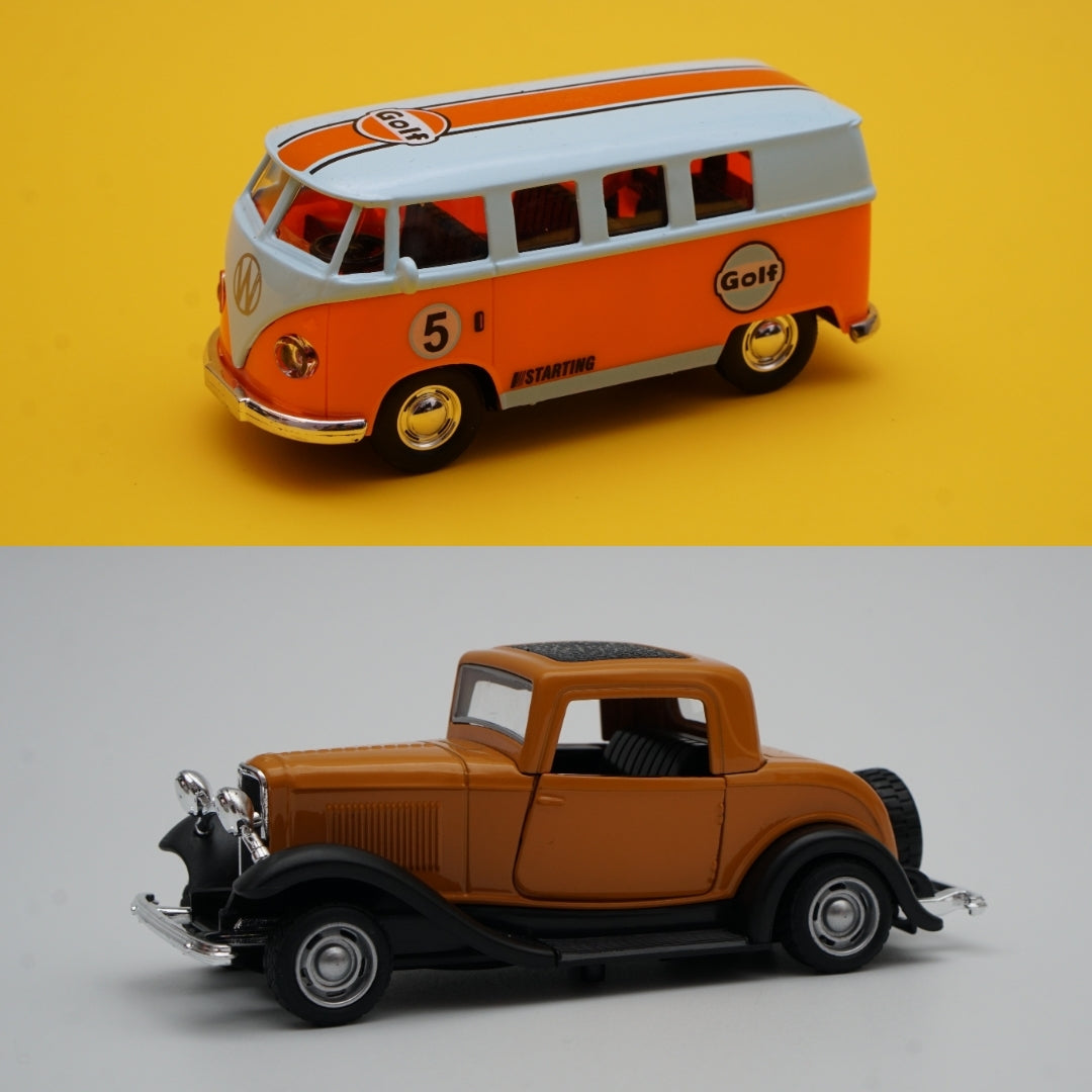 Ford , Volkswagen Classic Diecast Combo -  Kunju Vandi  