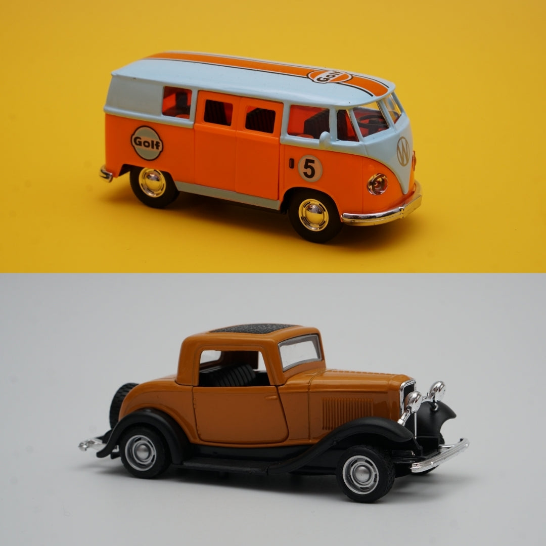 Ford , Volkswagen Classic Diecast Combo -  Kunju Vandi  