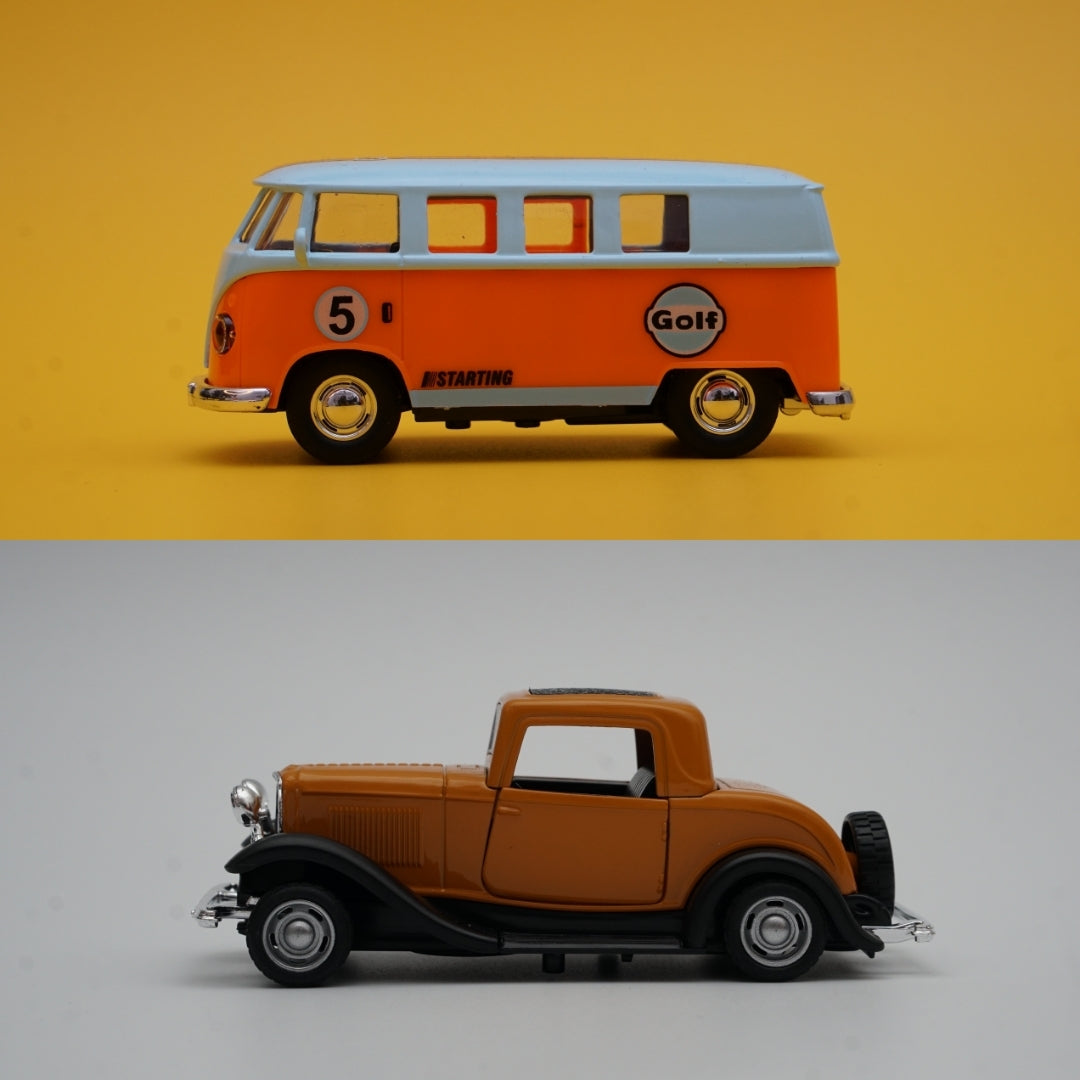 Ford , Volkswagen Classic Diecast Combo -  Kunju Vandi  