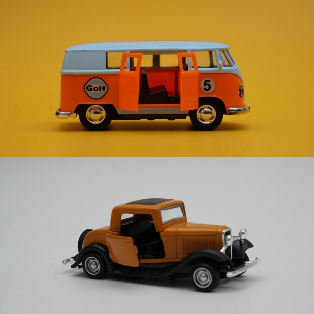 Ford , Volkswagen Classic Diecast Combo -  Kunju Vandi  