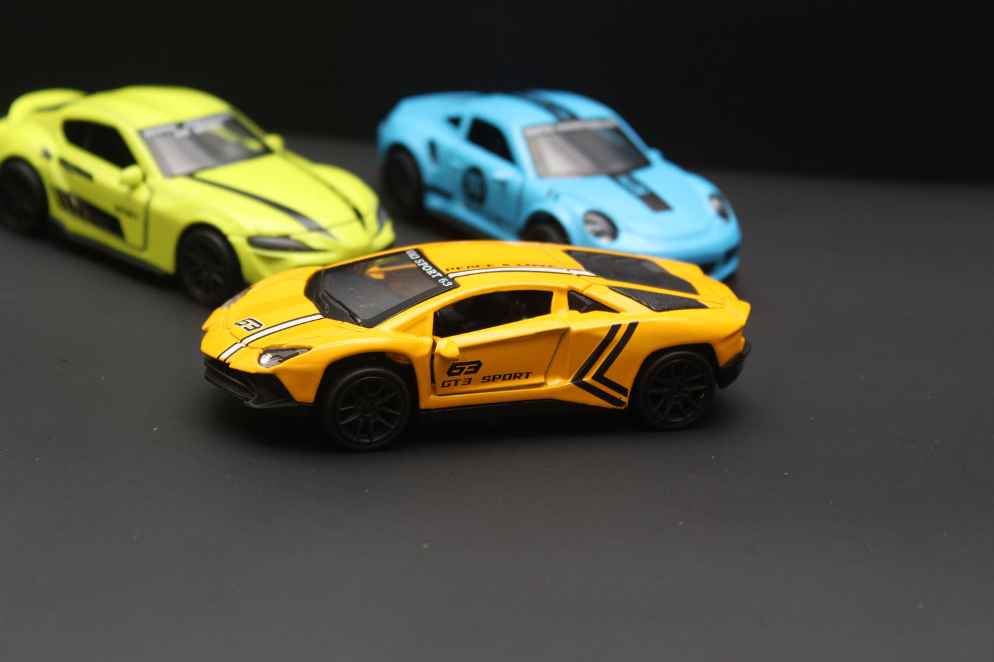 1:43 lambo , Supra , Porsche Diecast Combo