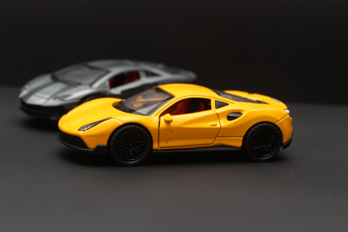 1:36 Lambo, Ferrari (With Lights) Diecast Combo