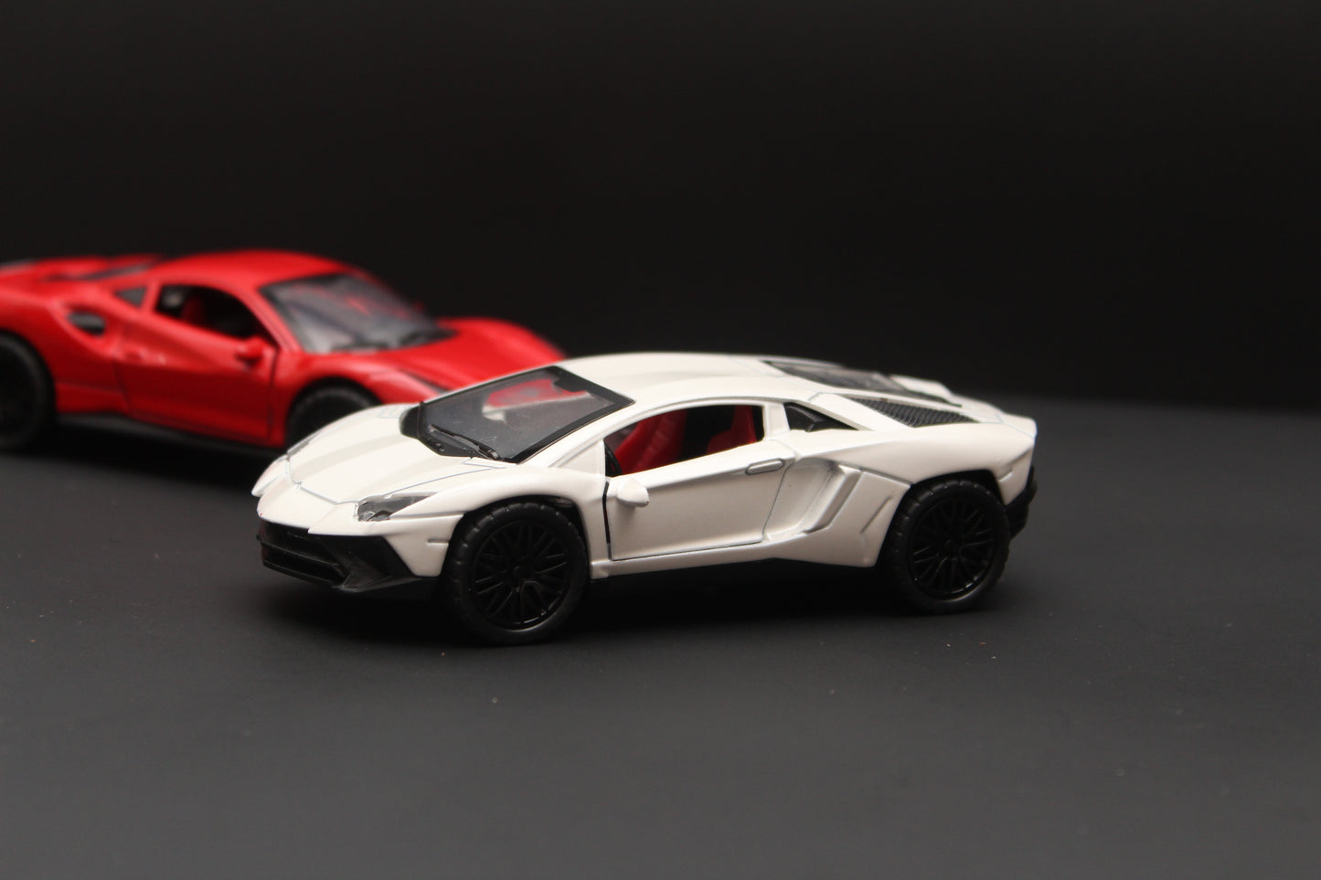 1:36 Lambo, Ferrari (With Lights) Diecast Combo