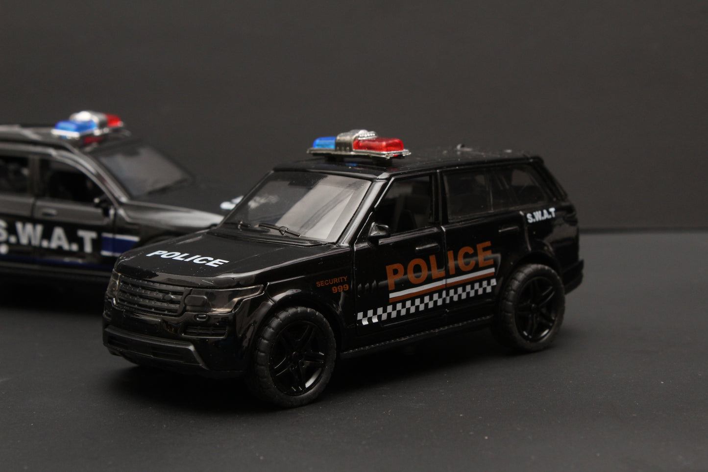 1:36 Range Rover , BMW Diecast Combo (Police) Black