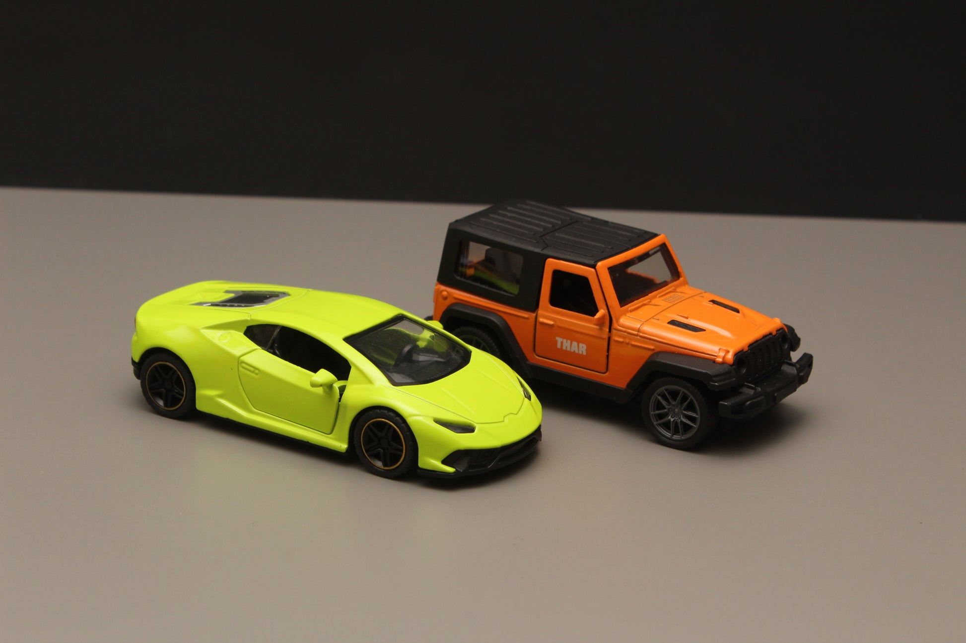 1:43 Lambo, Thar Diecast Combo -  Kunju Vandi  