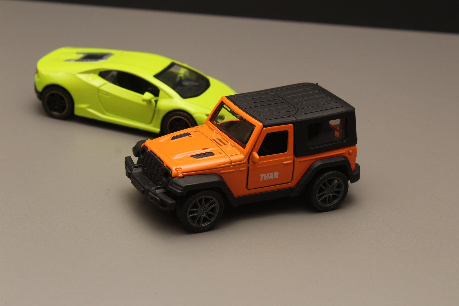 1:43 Lambo, Thar Diecast Combo -  Kunju Vandi  
