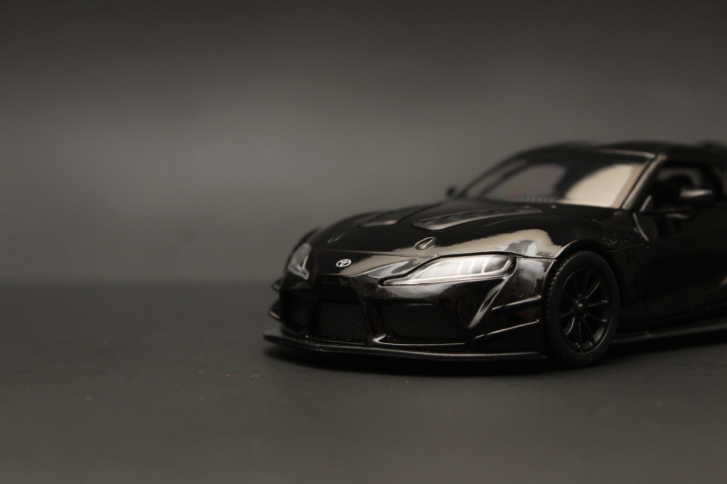 1:38 kinsmart Toyota GR Supra , Black