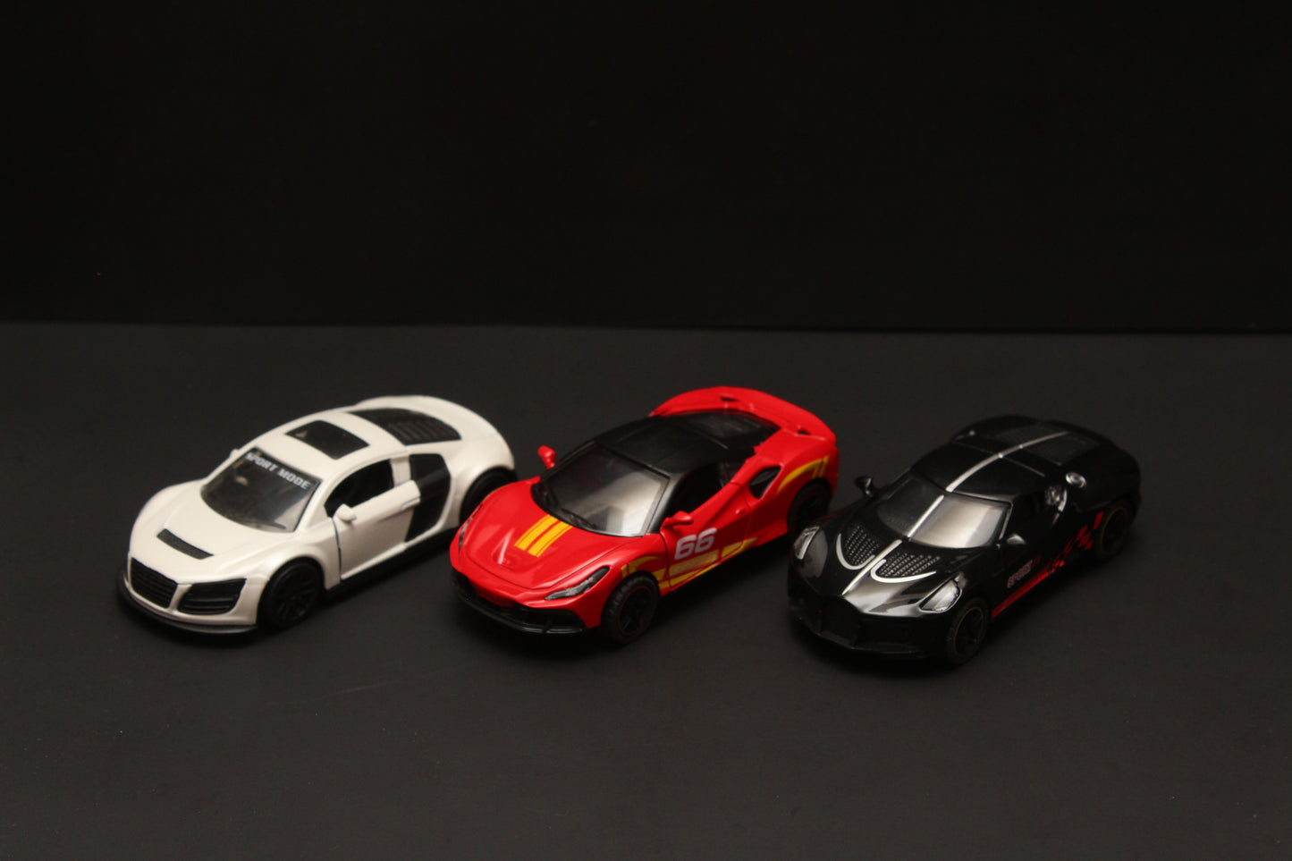 1:43 Ferrari , Bugatti , Audi Diecast Combo