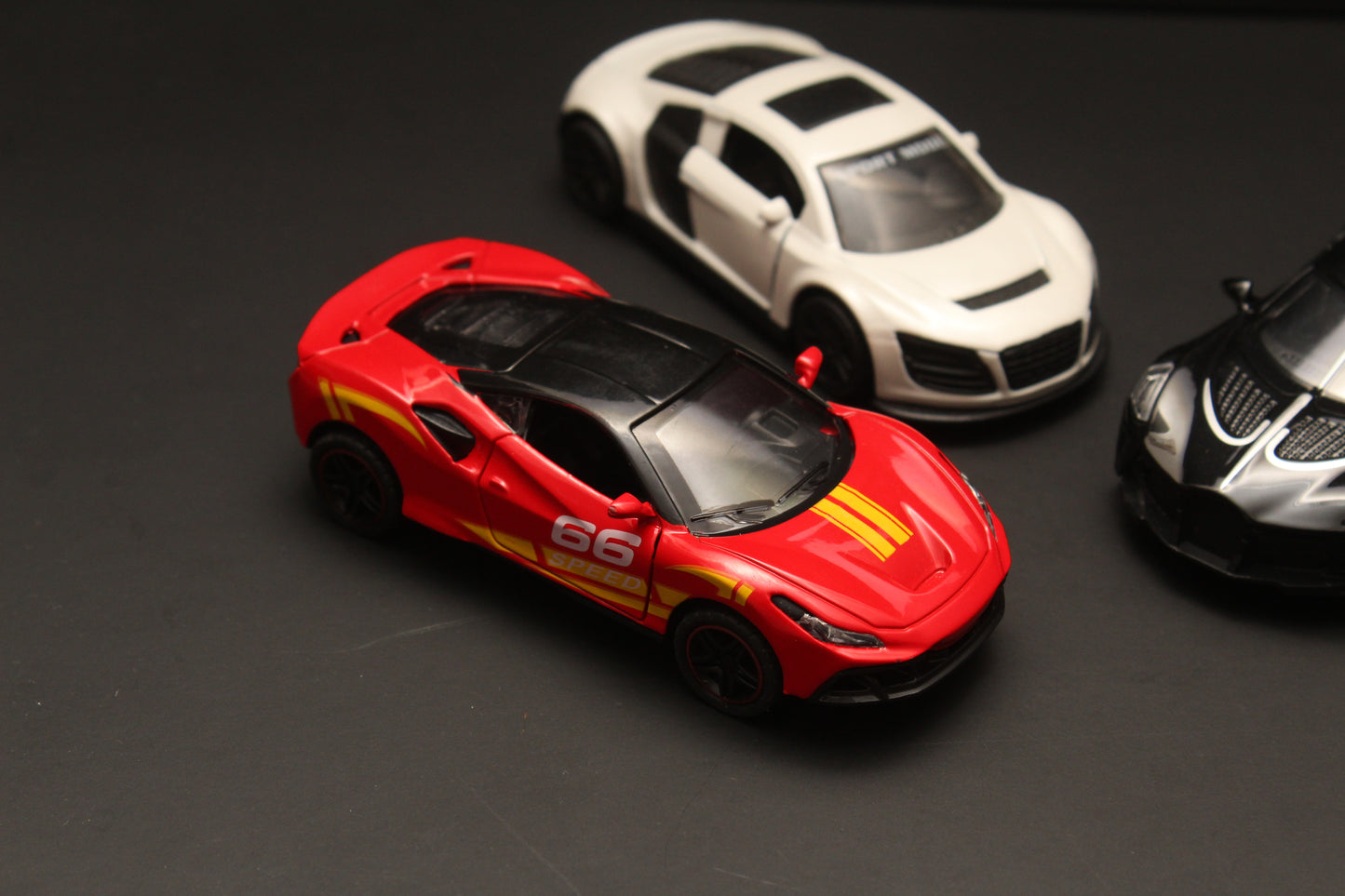 1:43 Ferrari , Bugatti , Audi Diecast Combo