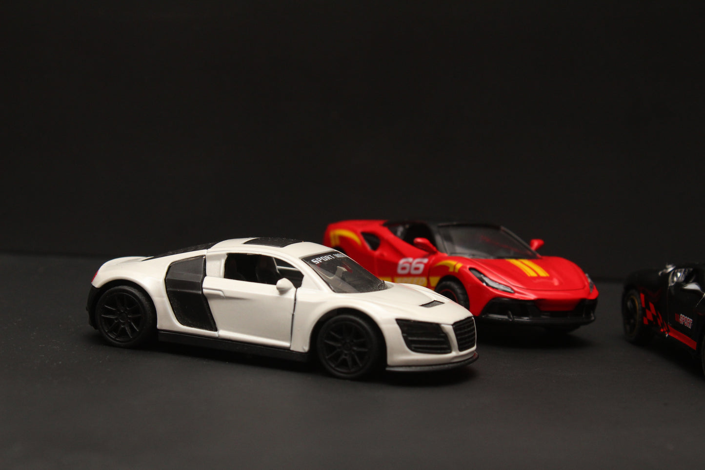 1:43 Ferrari , Bugatti , Audi Diecast Combo