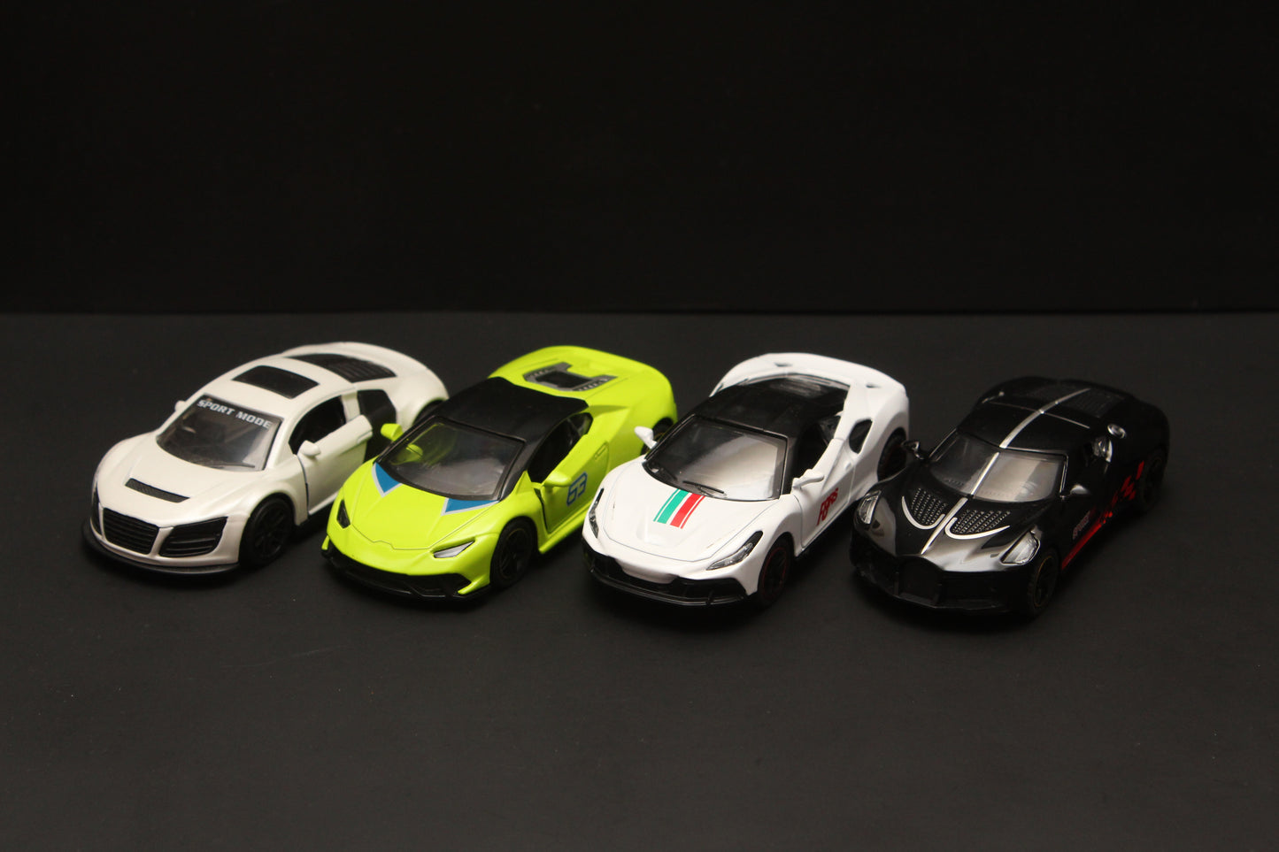 1:43 Lambo , Bugatti , Ferrari , Audi Diecast Combo