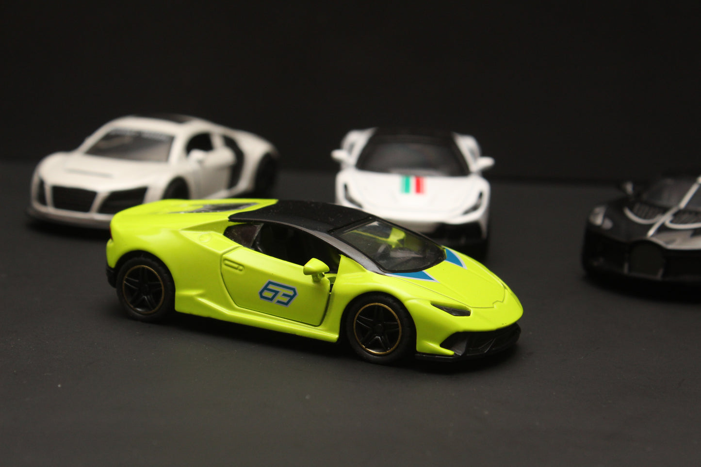 1:43 Lambo , Bugatti , Ferrari , Audi Diecast Combo