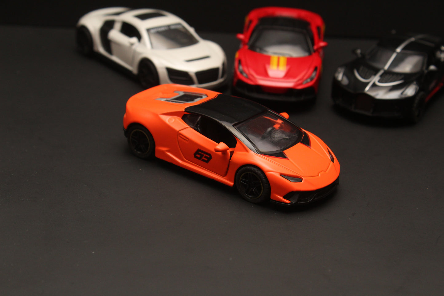 1:43 Lambo , Audi , Ferrari , Bugatti Diecast Combo