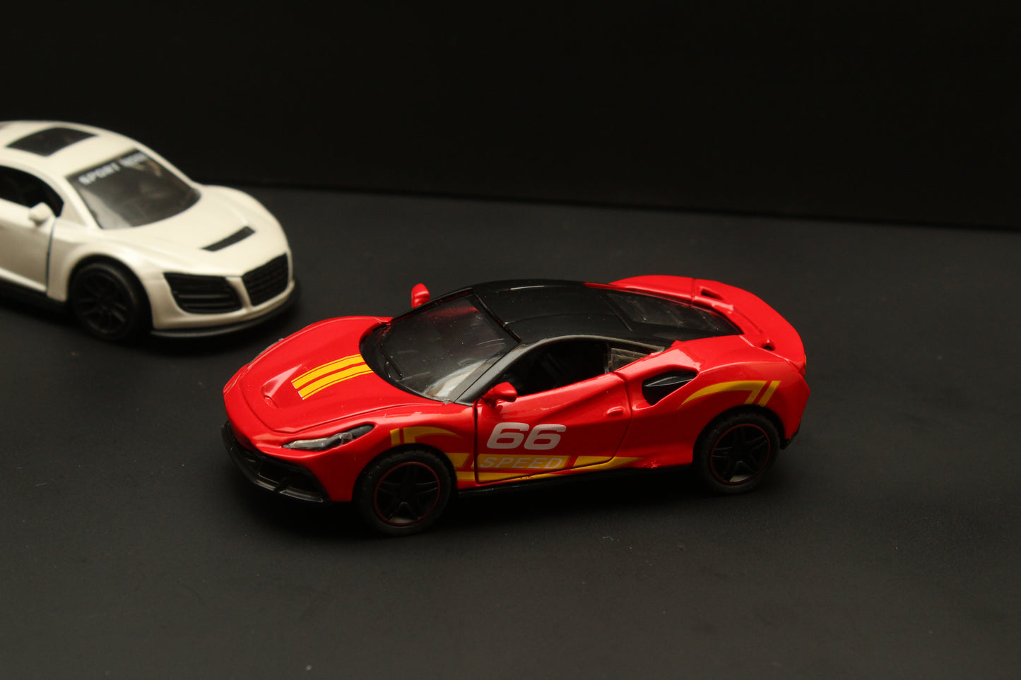 1:43 Ferrari , Audi Diecast Combo