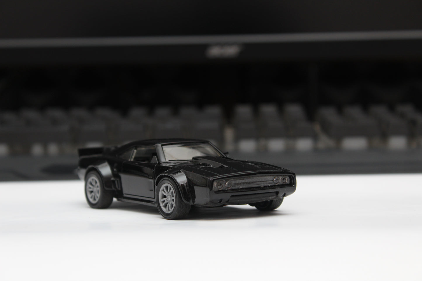 1:36 dodge Diecast Black -  Kunju Vandi  