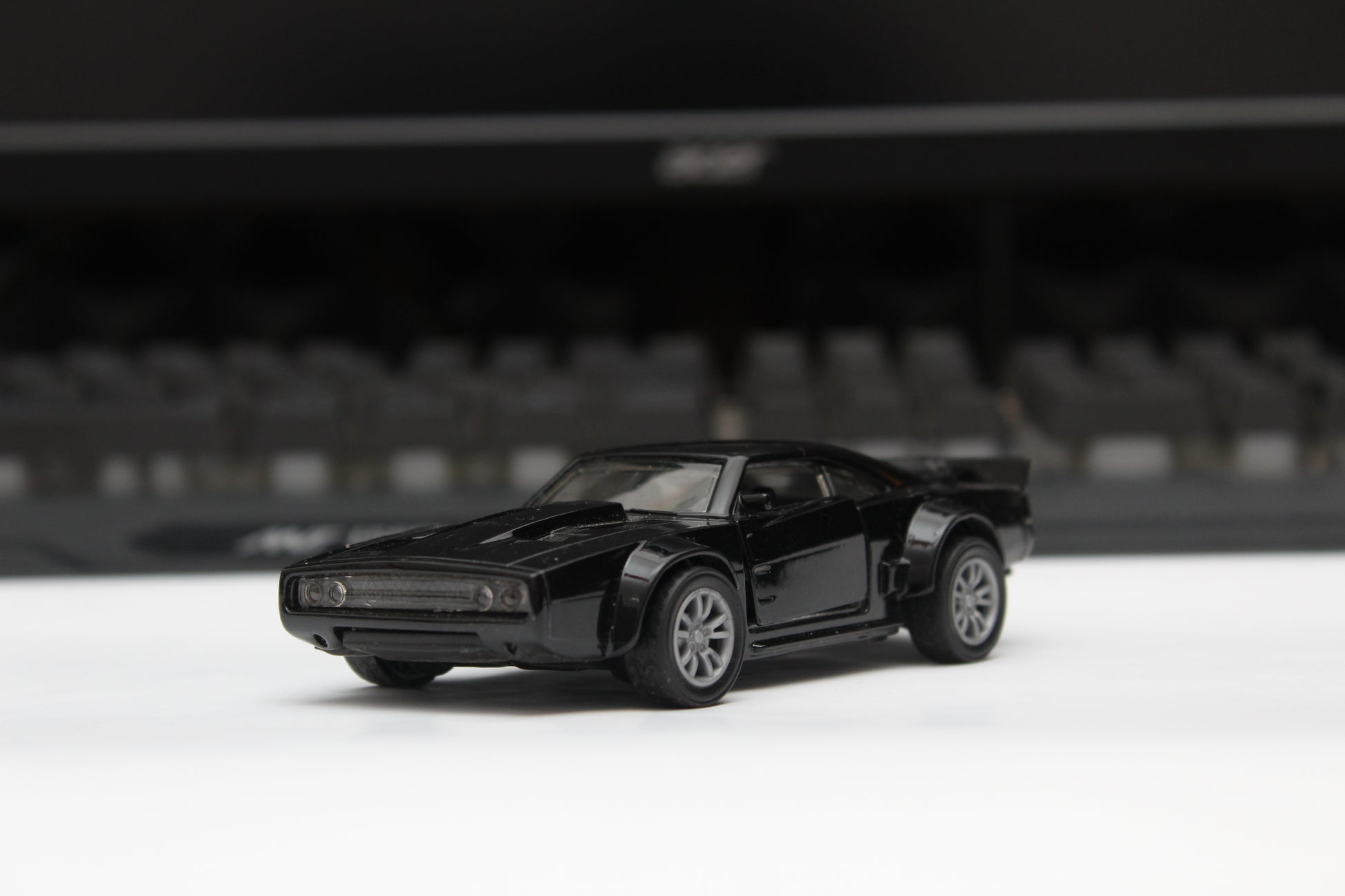 1:36 dodge Diecast Black -  Kunju Vandi  